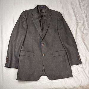 ralph ralph lauren blazer 40L Silk Wool Blend 2 Button Sport Coat Brown Rust